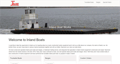Desktop Screenshot of inlandboats.com